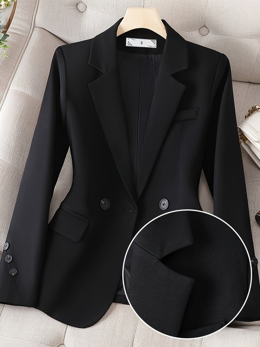 Tailored Single-Button Blazer for Women - Classique Chic