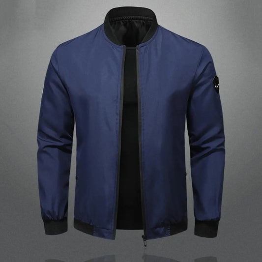 Men's Versatile Soft Bomber Jacket - Everyday Style - UrbanEdge