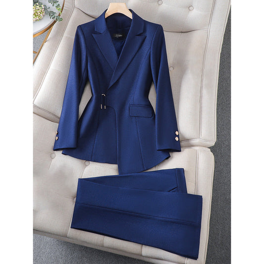 Women's Tailored Blazer Suit 2-Piece Set - Eleganza Set