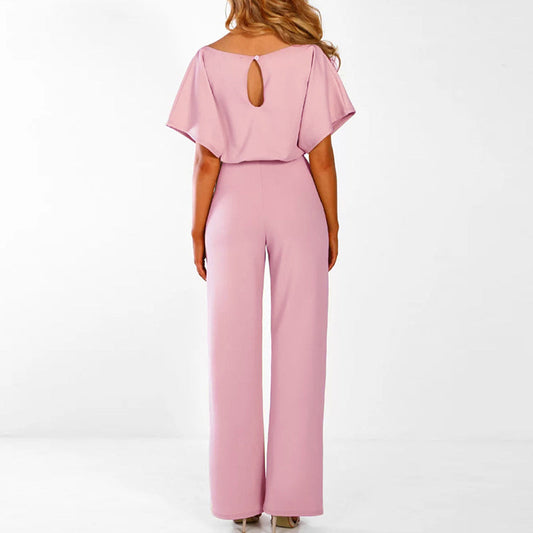Women's Chic Knit Jumpsuit - Versatile Comfort Jumpsuit - StyleEase