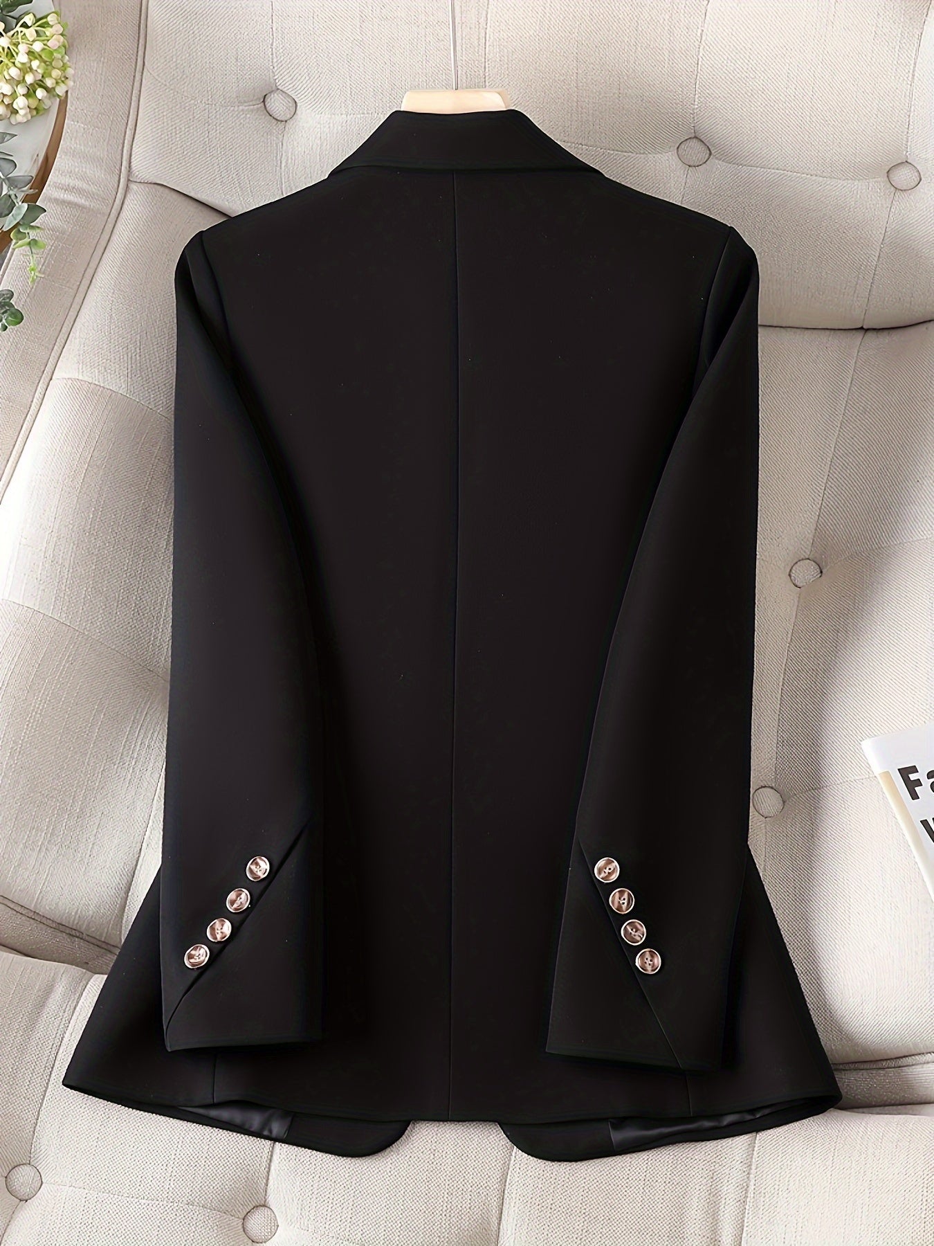 Tailored Single-Breasted Blazer for Women - ClassiCoat