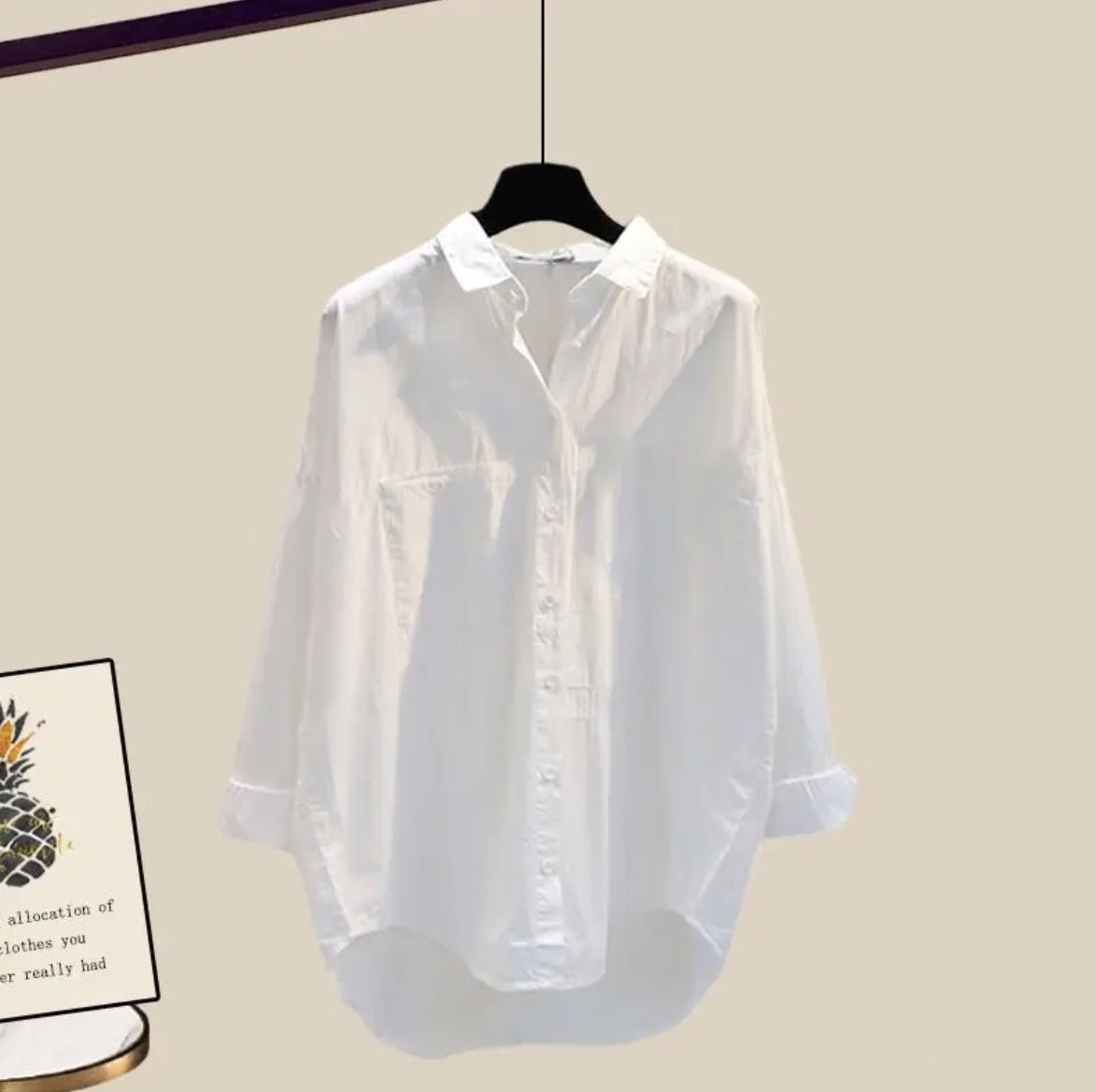 Vintage 3-Piece Women's Casual Set - RetroCharm White shirt