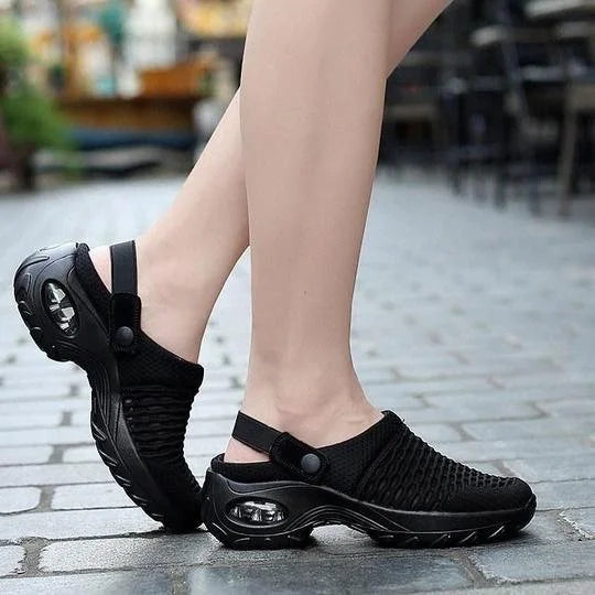 Women's Breathable Mesh Sneakers Air Cushion Support - UrbanStride