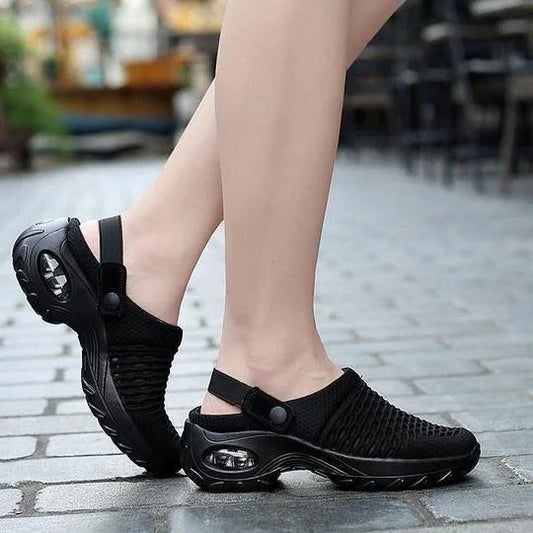 Women's Breathable Mesh Sneakers Air Cushion Support - UrbanStride