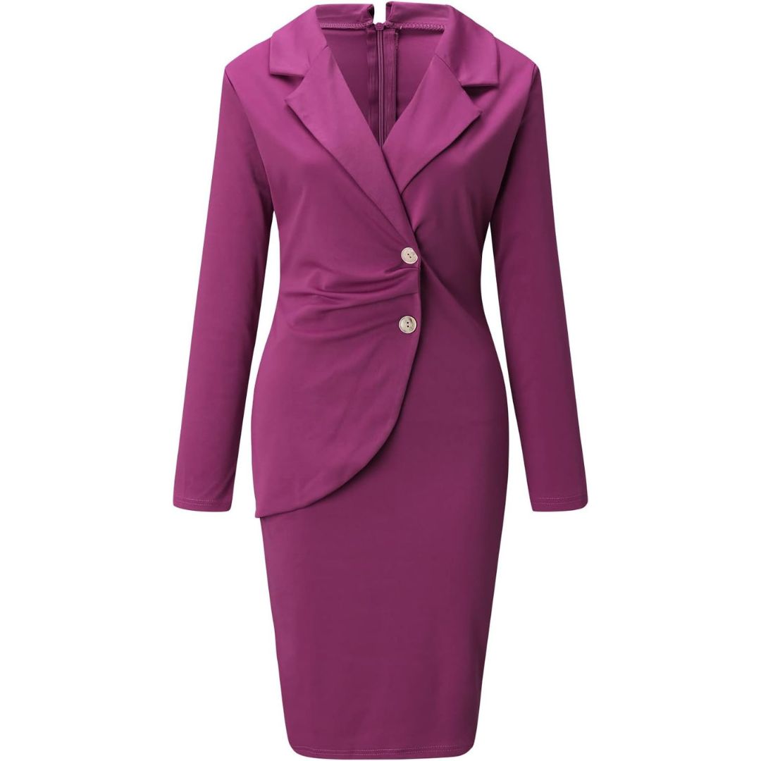 Women's Mini Blazer Dress - Slim Fit & Sophisticated - PowerSuit