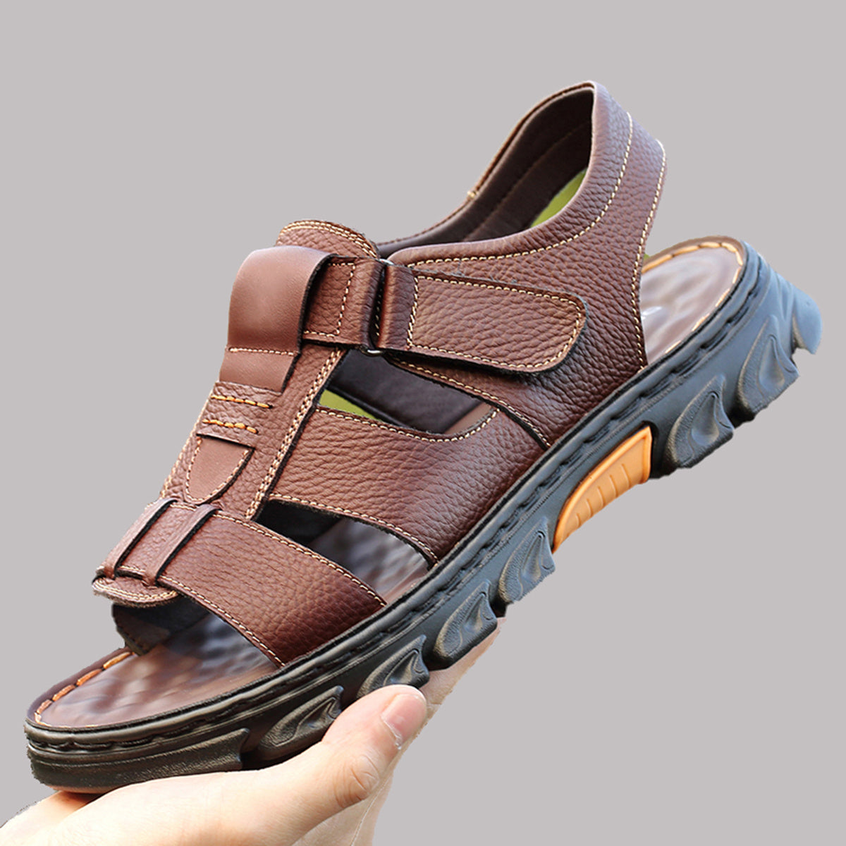 Durable adjustable sandals for men