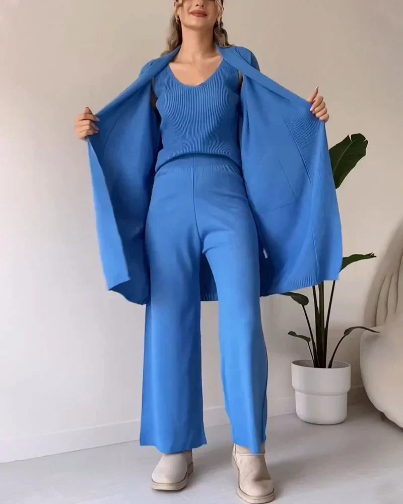 Elegant 3-Piece Versatile Dress Set for Women - StyleTrinity