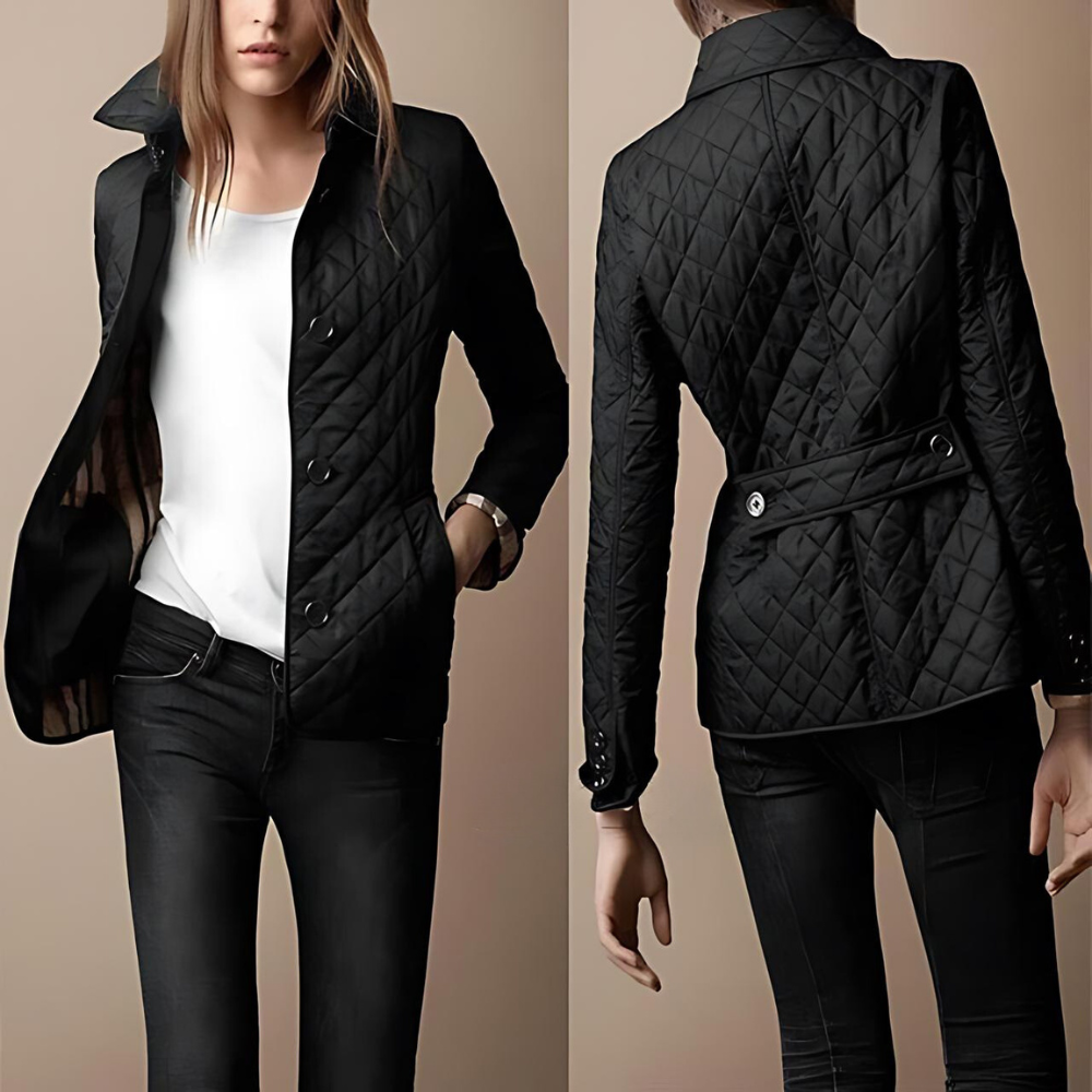 Women's Cotton Casual Jacket - CityChic Black