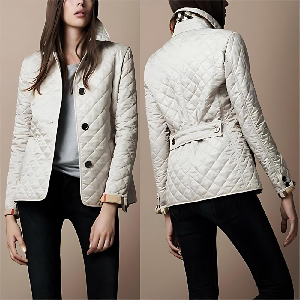 Women's Cotton Casual Jacket - CityChic White