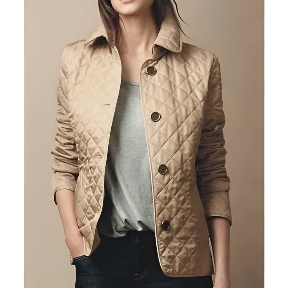Women's Cotton Casual Jacket - CityChic Khaki