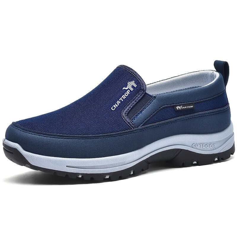 Men’s Slip-On Shoes – Waterproof – Soft Sole – Casual Walking Blue
