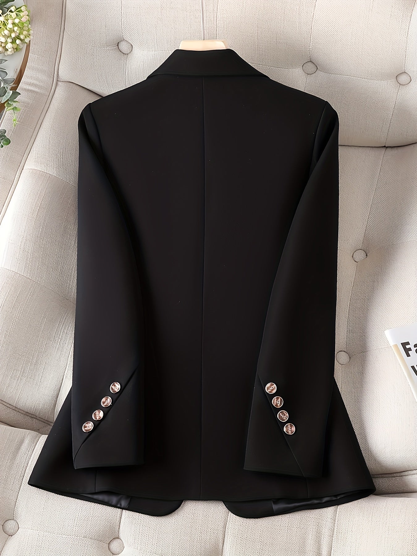 Tailored Single-Breasted Blazer for Women - ClassiCoat