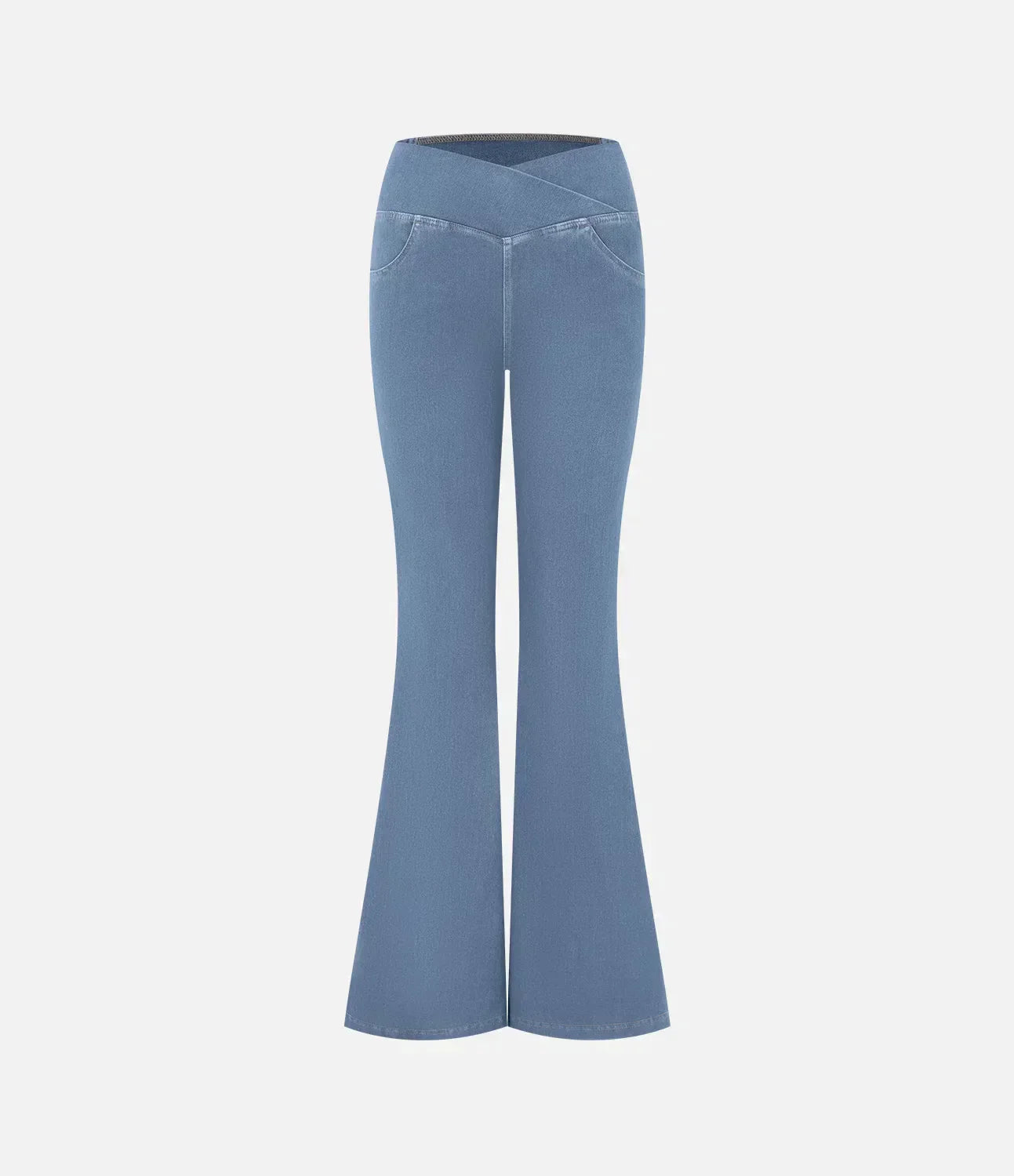High-Waisted Flared Jeans for Women - RetroFlex