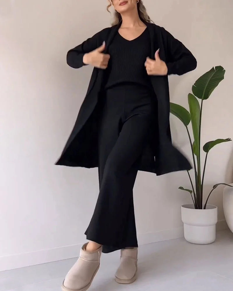 Elegant 3-Piece Versatile Dress Set for Women - StyleTrinity