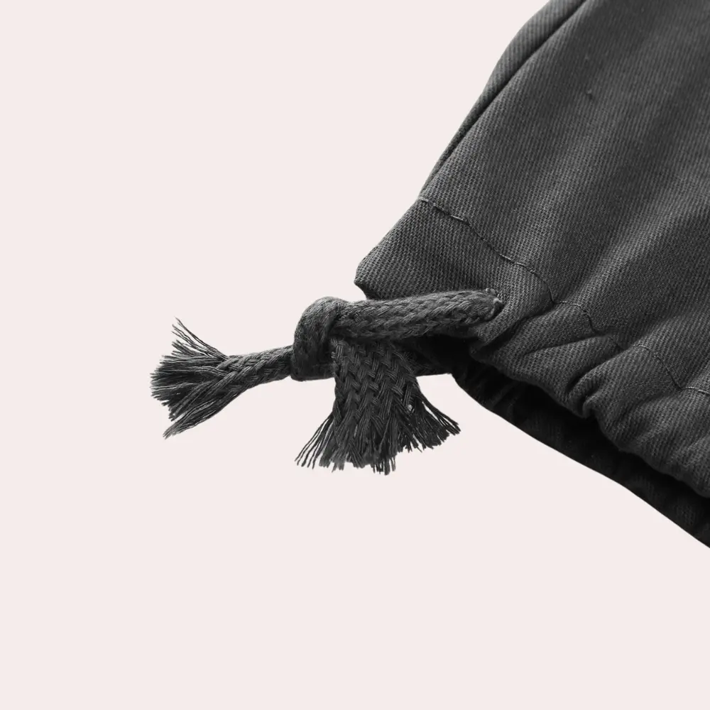 Men’s Cargo Trousers – Relaxed Fit – Straight Leg – Cotton Blend – Utility Pockets