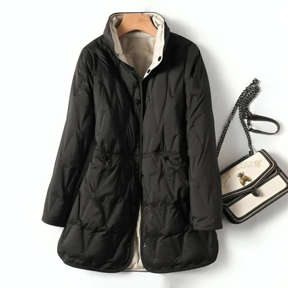 Women's Quilted Jacket Mid-Length Tailored Fit - WinterEase