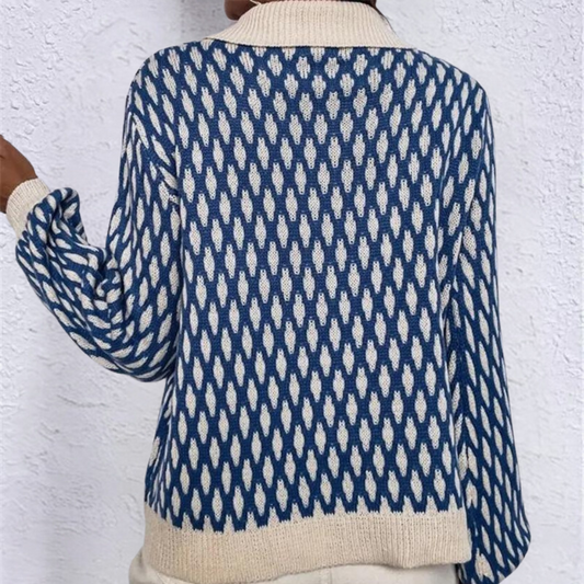 Women's Acrylic Collar Sweatshirt - CoutureFlex