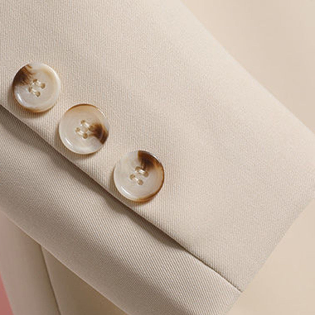 Women's Relaxed Fit Blazer Belted Waist - ChicStyle