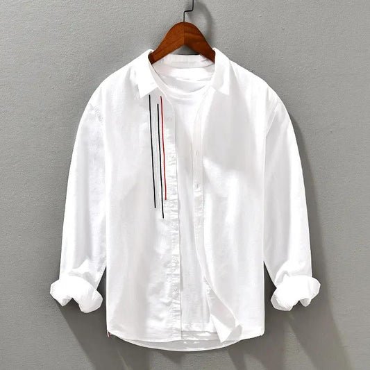 Men's Casual Breathable Outdoor Shirt - Dan Anthony White