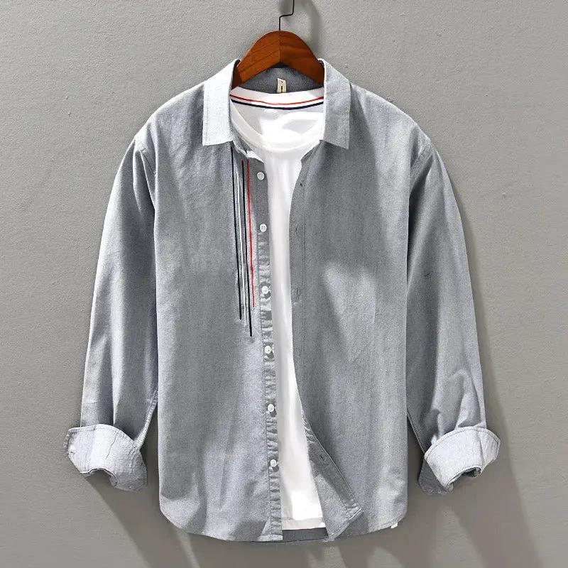 Men's Casual Breathable Outdoor Shirt - Dan Anthony Gray