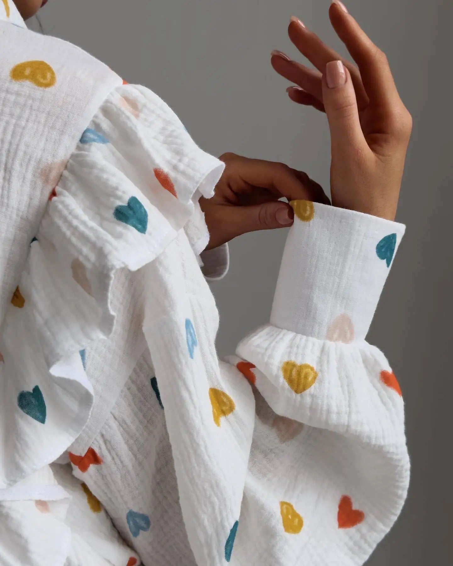 Women's 2-Piece Ruffled Sleeve Co-ord Set - Summer Breeze