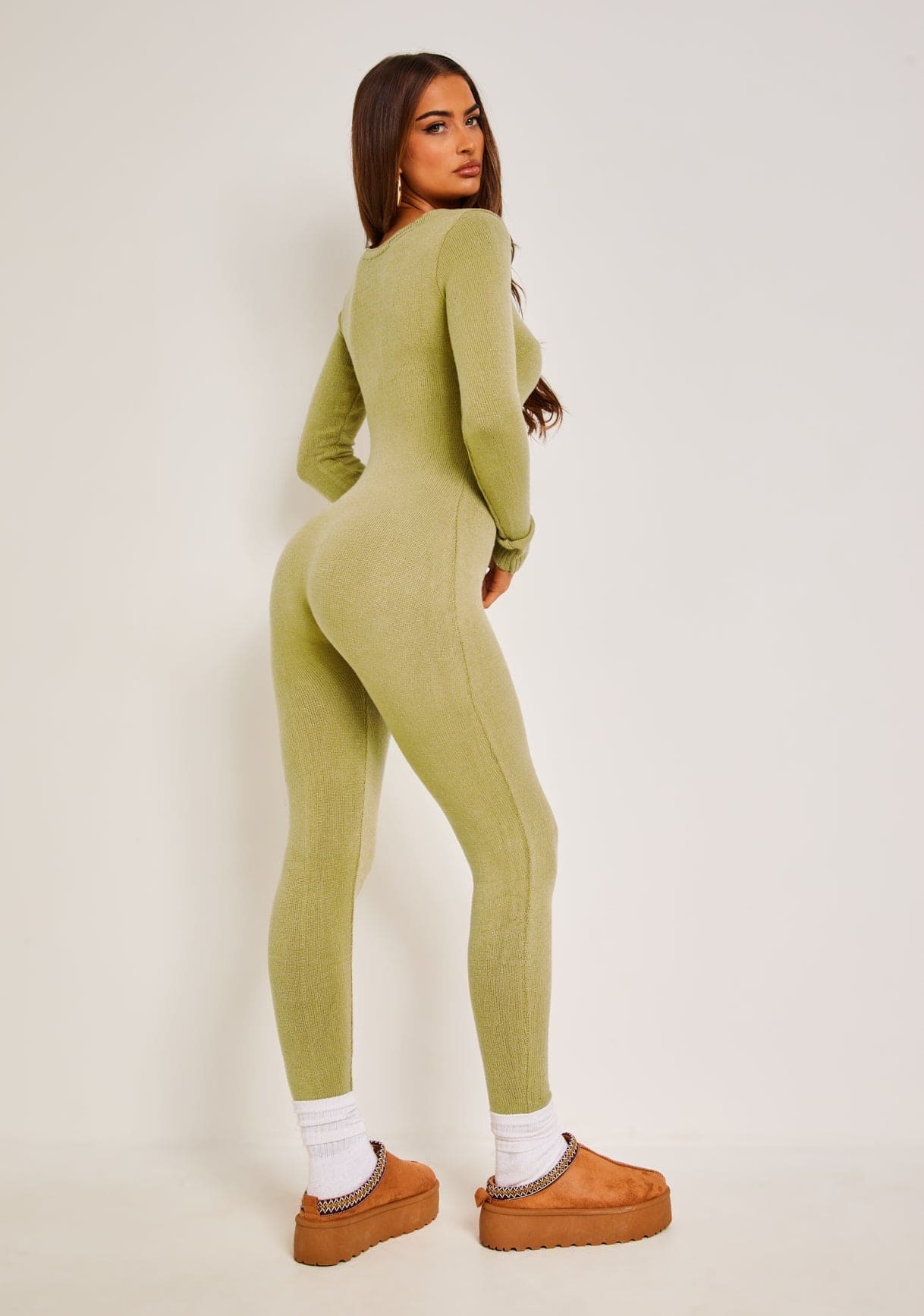Women's Elegant Long Sleeve Jumpsuit - StyleFlex