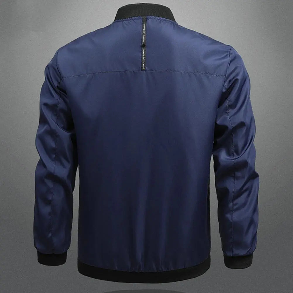 Men's Versatile Soft Bomber Jacket - Everyday Style - UrbanEdge