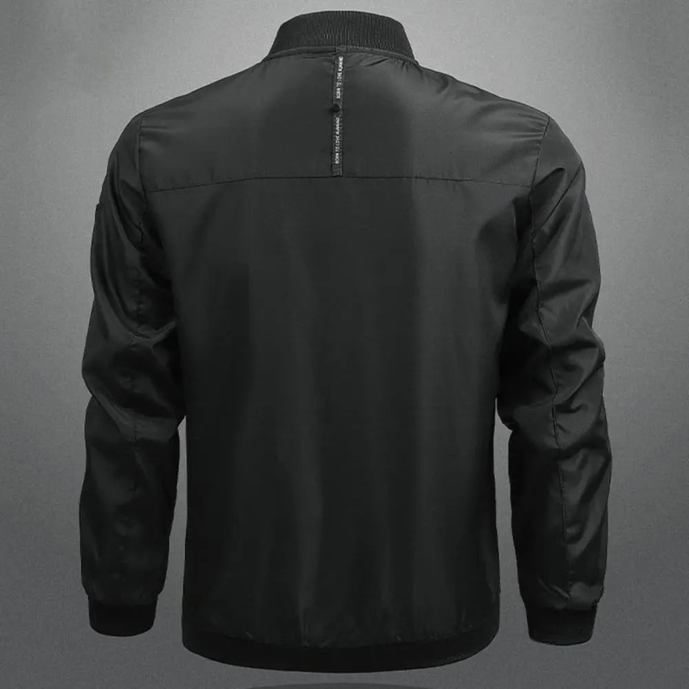Men's Versatile Soft Bomber Jacket - Everyday Style - UrbanEdge