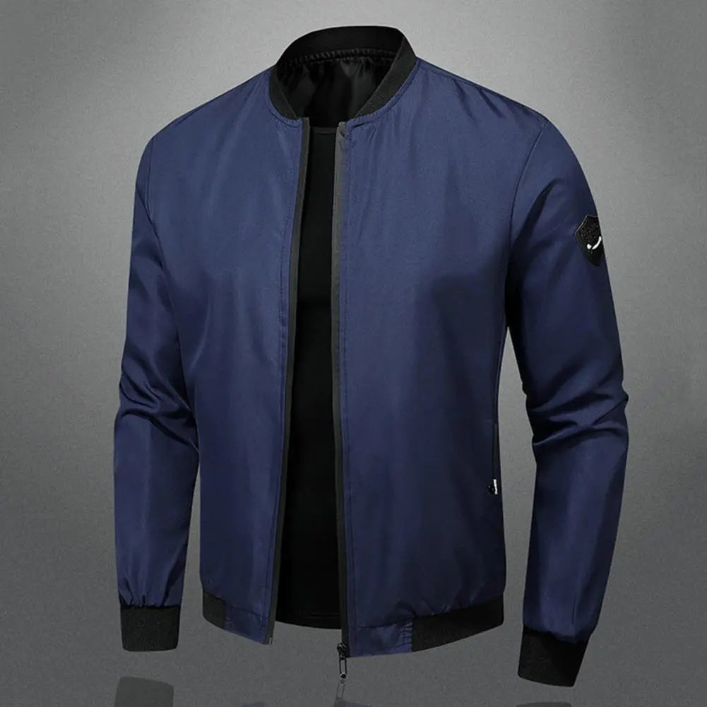 Men's Versatile Soft Bomber Jacket - Everyday Style - UrbanEdge