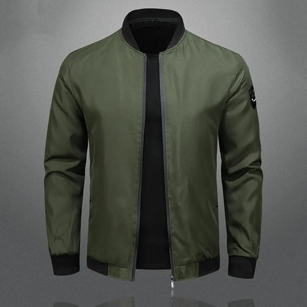 Men's Versatile Soft Bomber Jacket - Everyday Style - UrbanEdge