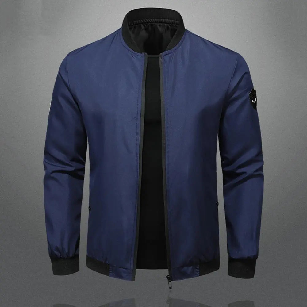 Men's Versatile Soft Bomber Jacket - Everyday Style - UrbanEdge