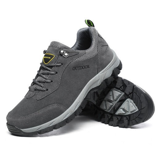 Men’s Mountaineering Shoes – Ergonomic Fit – Reinforced Design – High-Traction Sole Dark Gray