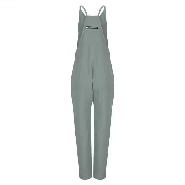 Sleeveless Casual Jumpsuit with Pockets for Women - ChicEase