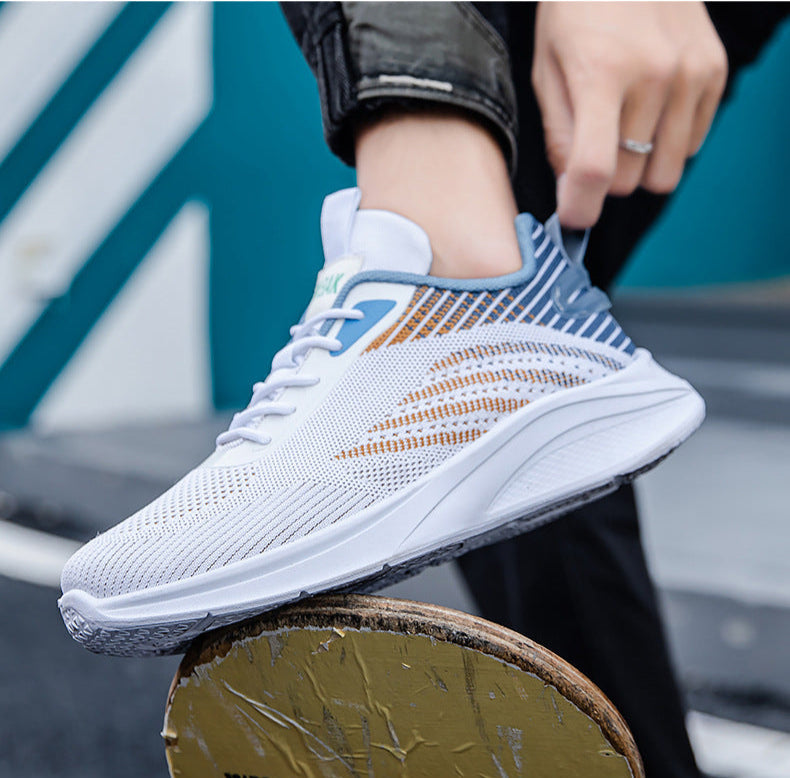 Men's Sports Shoes - Breathable Mesh Design - Lightweight Summer Footwear