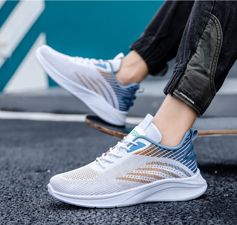 Men's Sports Shoes - Breathable Mesh Design - Lightweight Summer Footwear