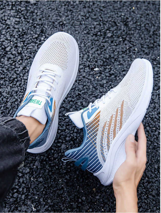 Men's Sports Shoes - Breathable Mesh Design - Lightweight Summer Footwear