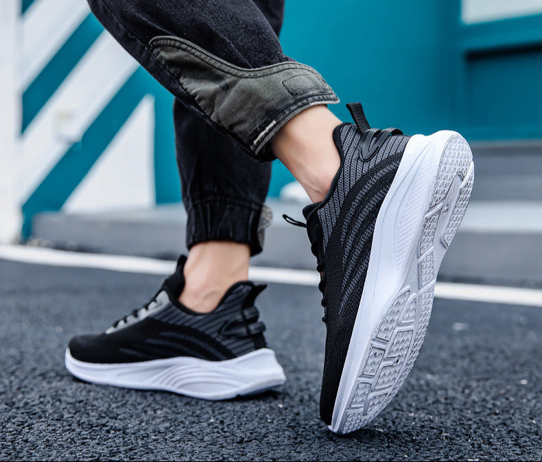 Men's Sports Shoes - Breathable Mesh Design - Lightweight Summer Footwear