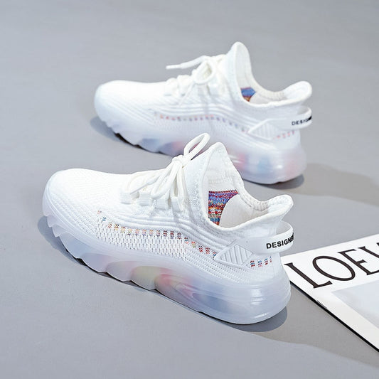 Women's Lightweight Sneakers Cushioned Slip-Resistant - UrbanStride White