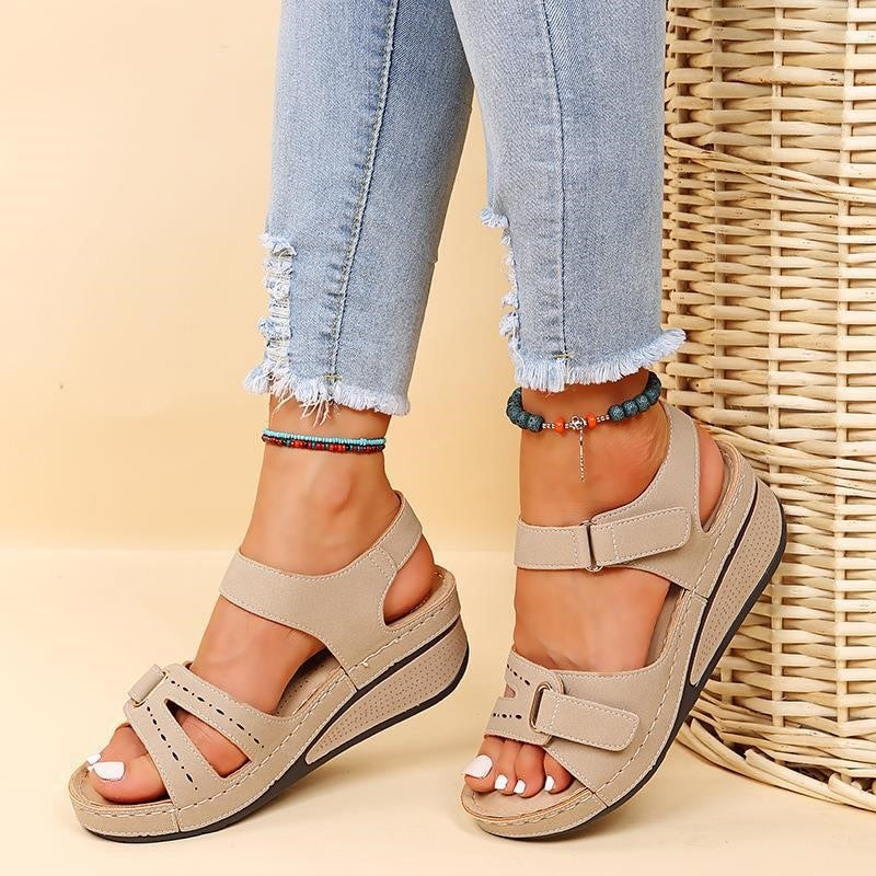 Women's Arch Support Sandals - ComfortStride Beige