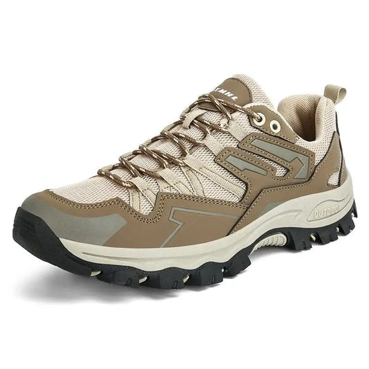 Women's Hiking Sneakers - Breathable Mesh, Rugged Sole - TrailBlazers Brown