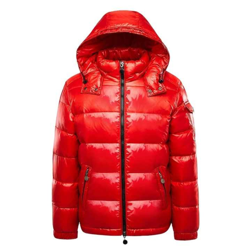 Men's Premium Down Winter Jacket Water-Repellent - Thiago Red