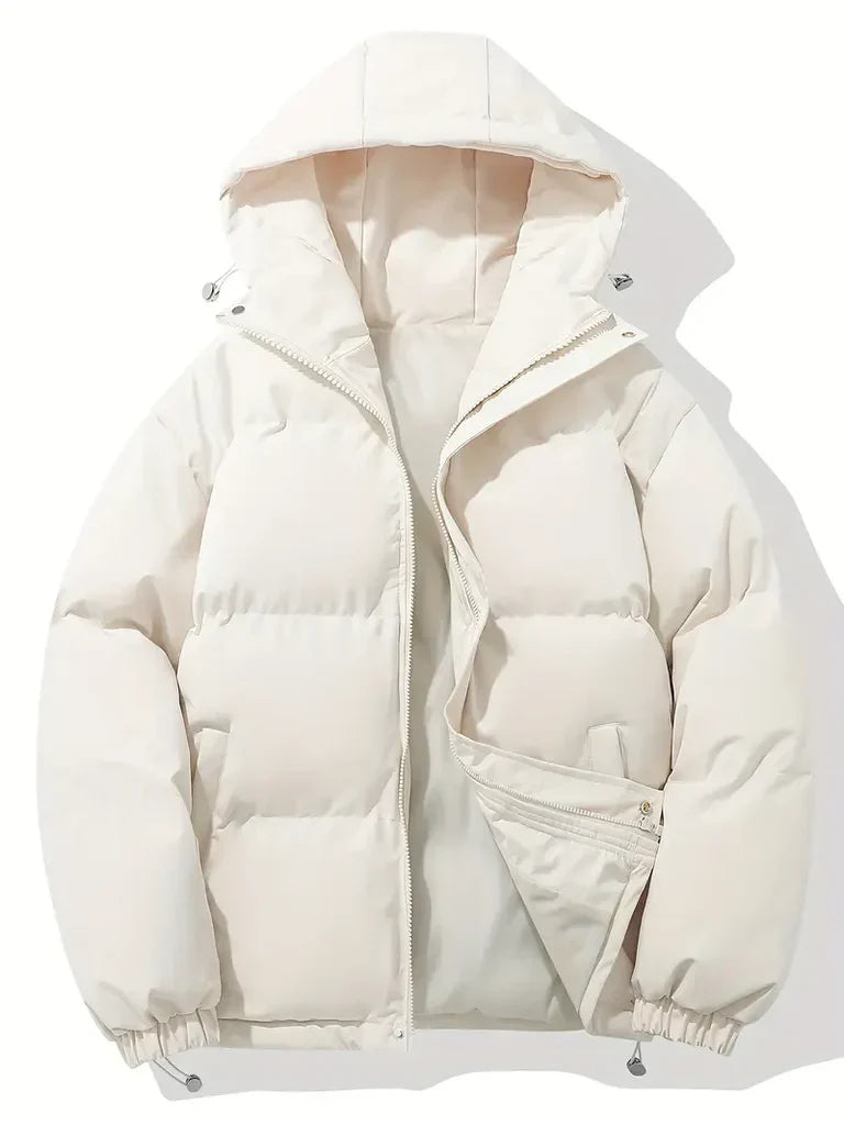 Women's Quilted Jacket Oversized Water-Repellent - UrbanShield White