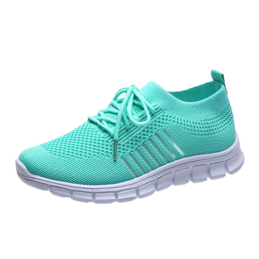 Women's Breathable Knit Sportshoes Cushioned Sole - ActiveStride