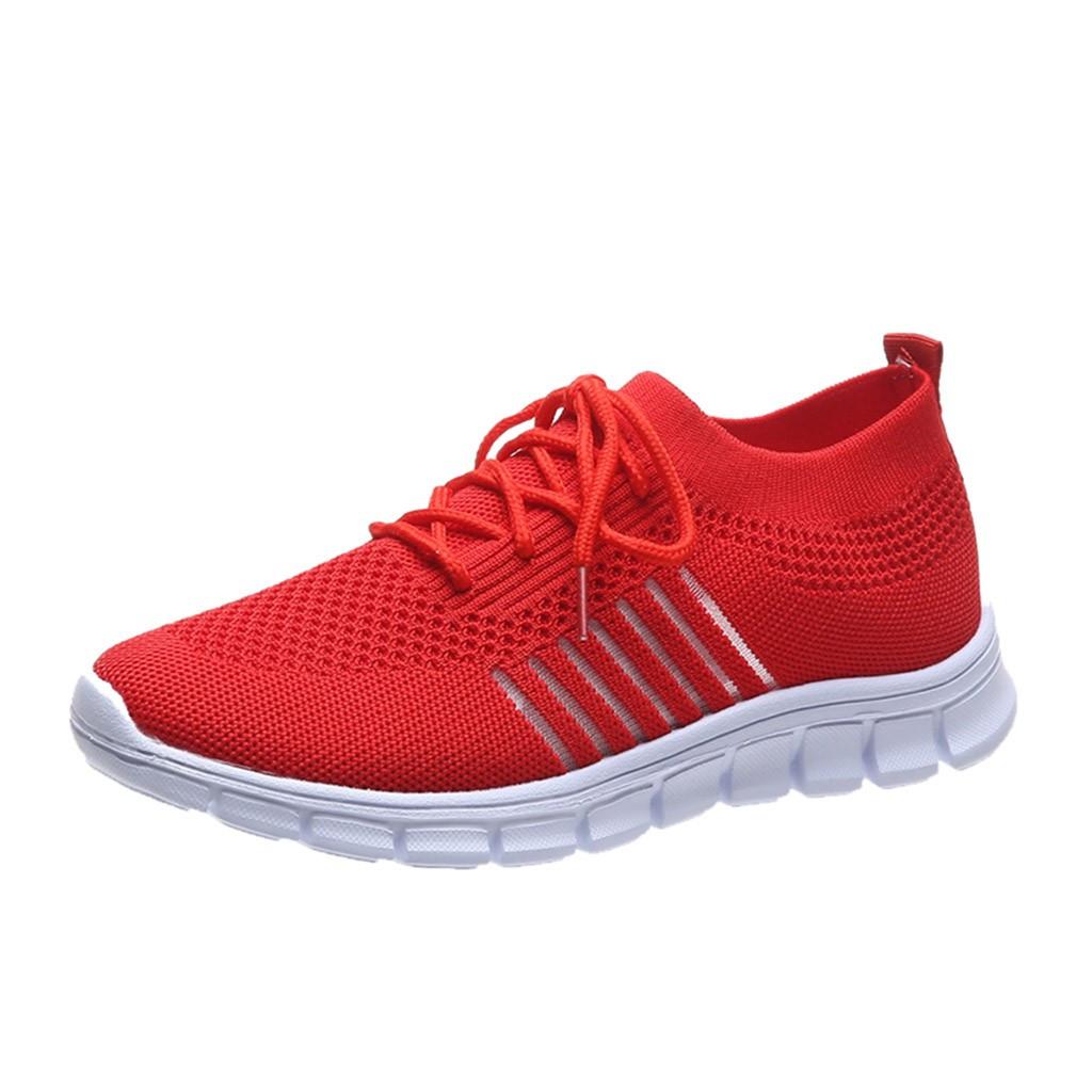 Women's Breathable Knit Sportshoes Cushioned Sole - ActiveStride