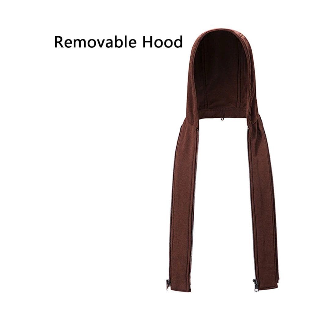 Men's Vintage Motorcycle Jacket Multi-Pocket Design - RetroRide