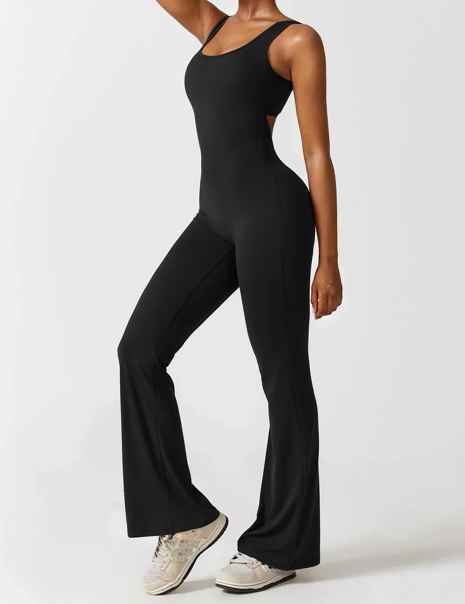 Women's Sculpting Open Back Jumpsuit - BodyCurve