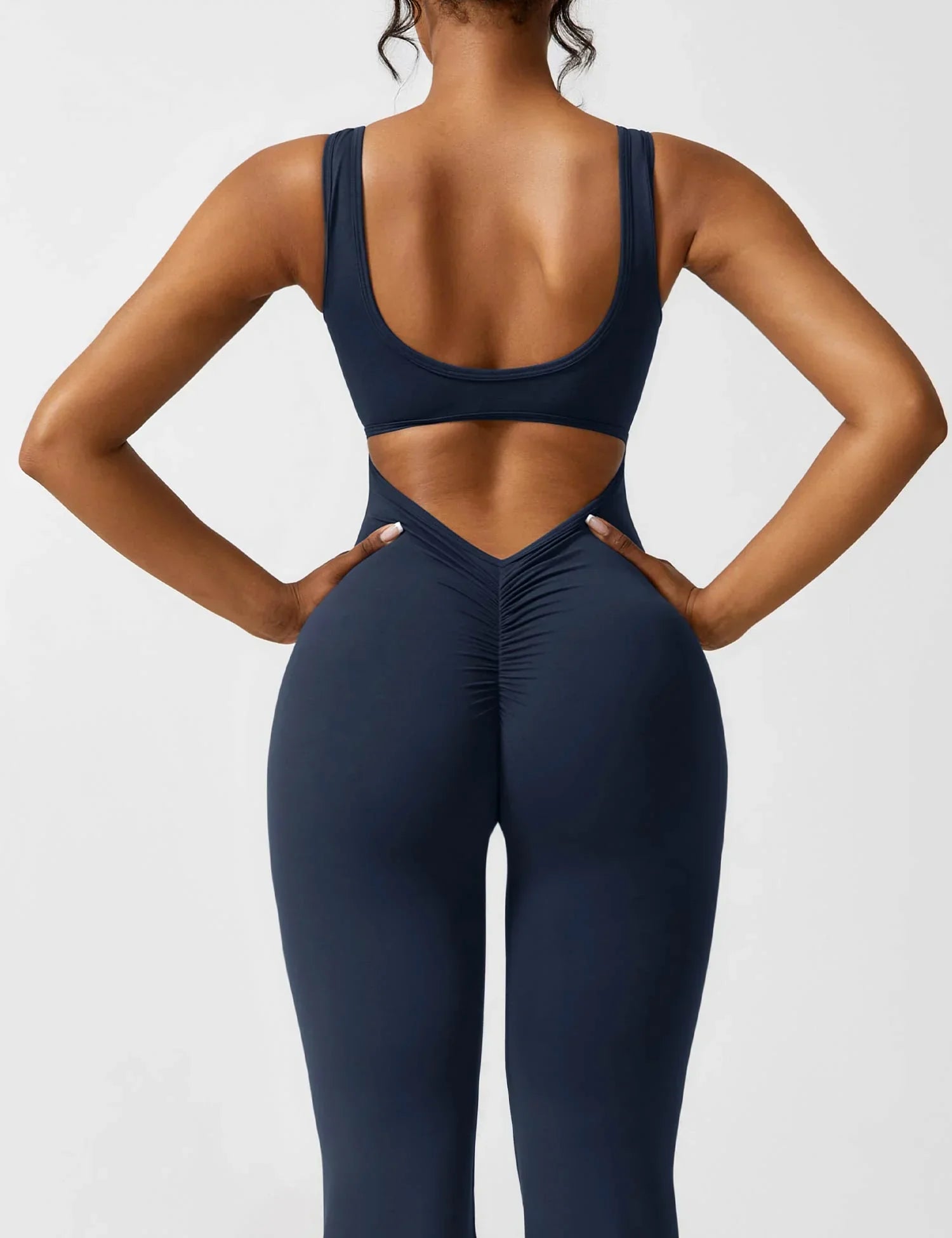 Women's Sculpting Open Back Jumpsuit - BodyCurve