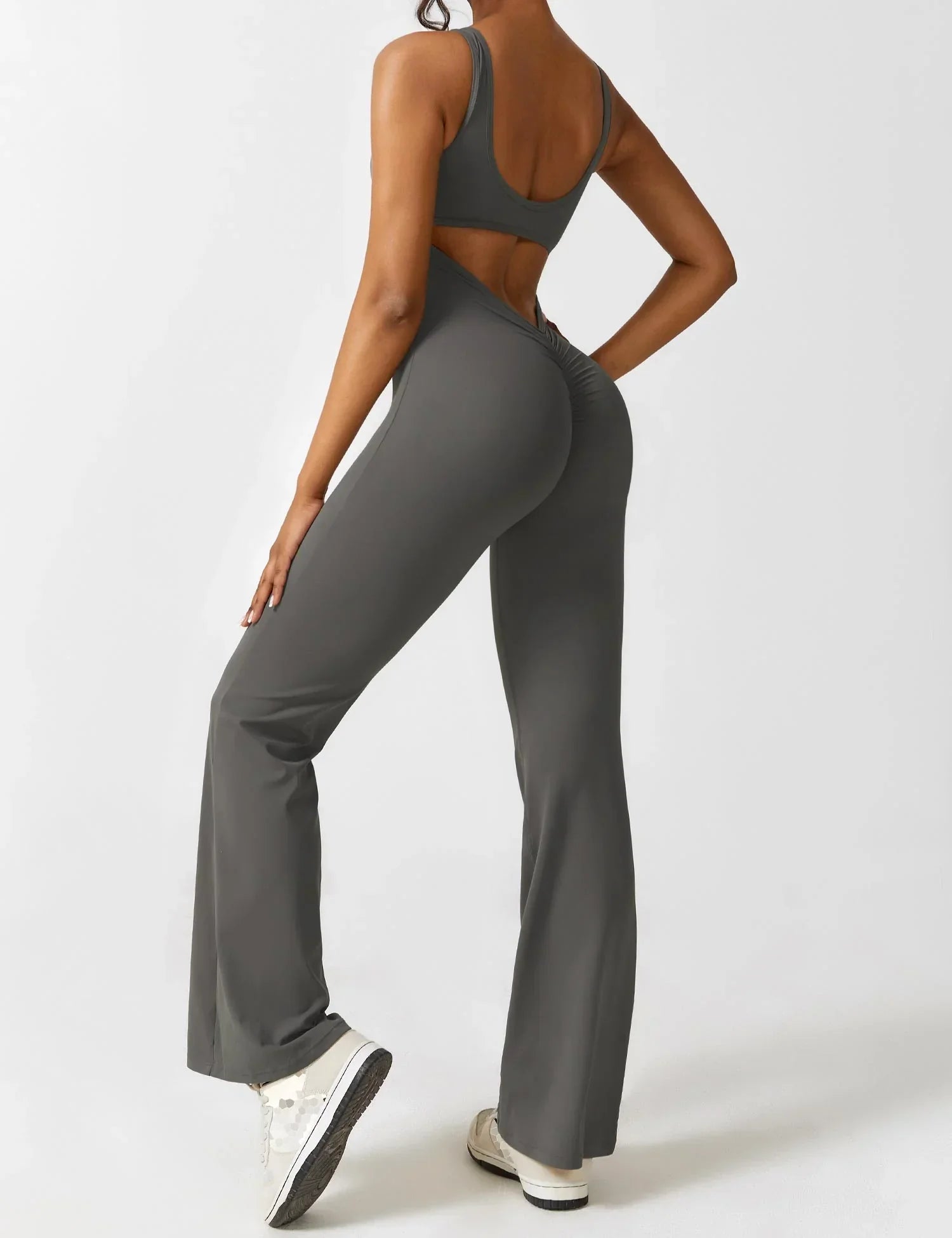 Women's Sculpting Open Back Jumpsuit - BodyCurve