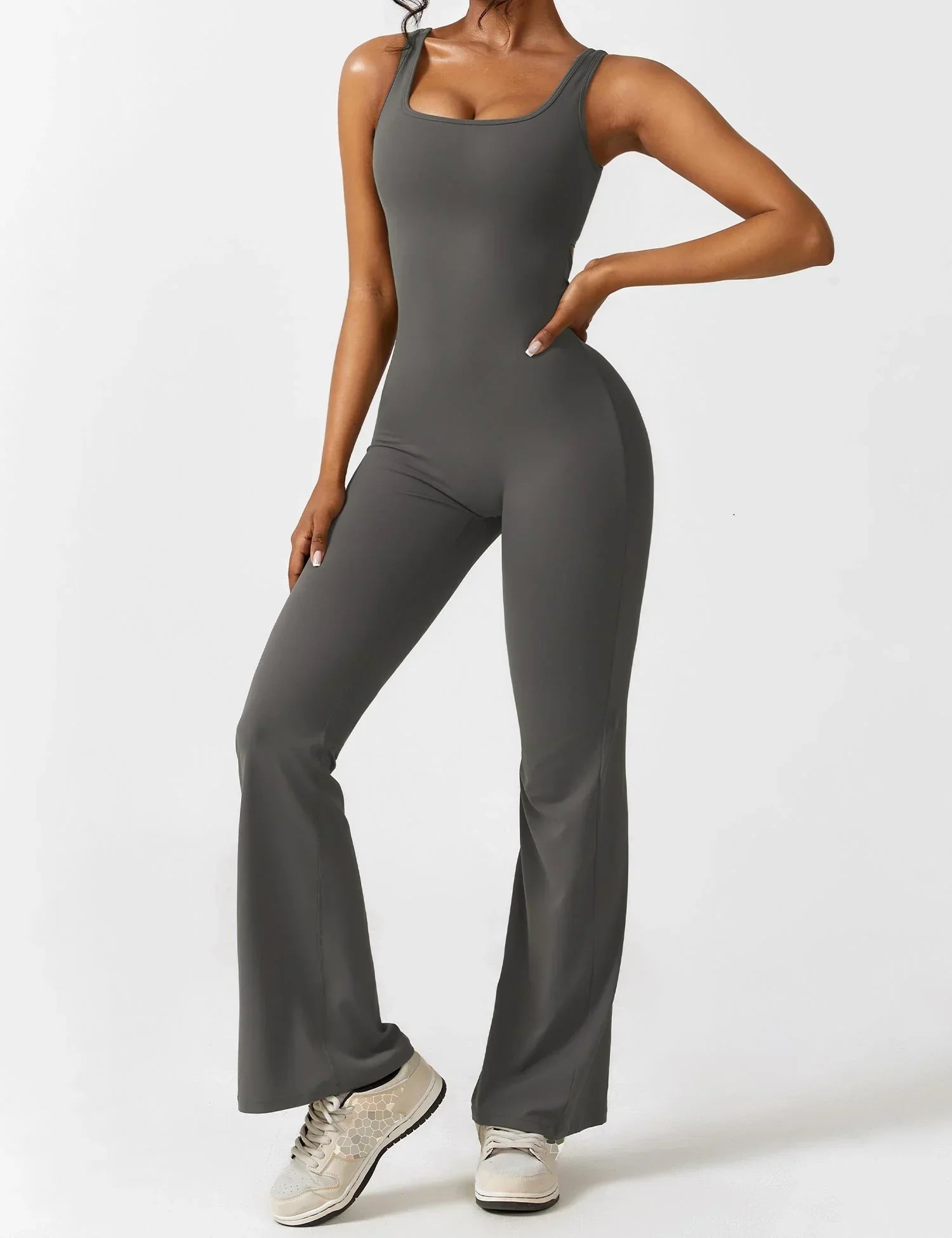 Women's Sculpting Open Back Jumpsuit - BodyCurve