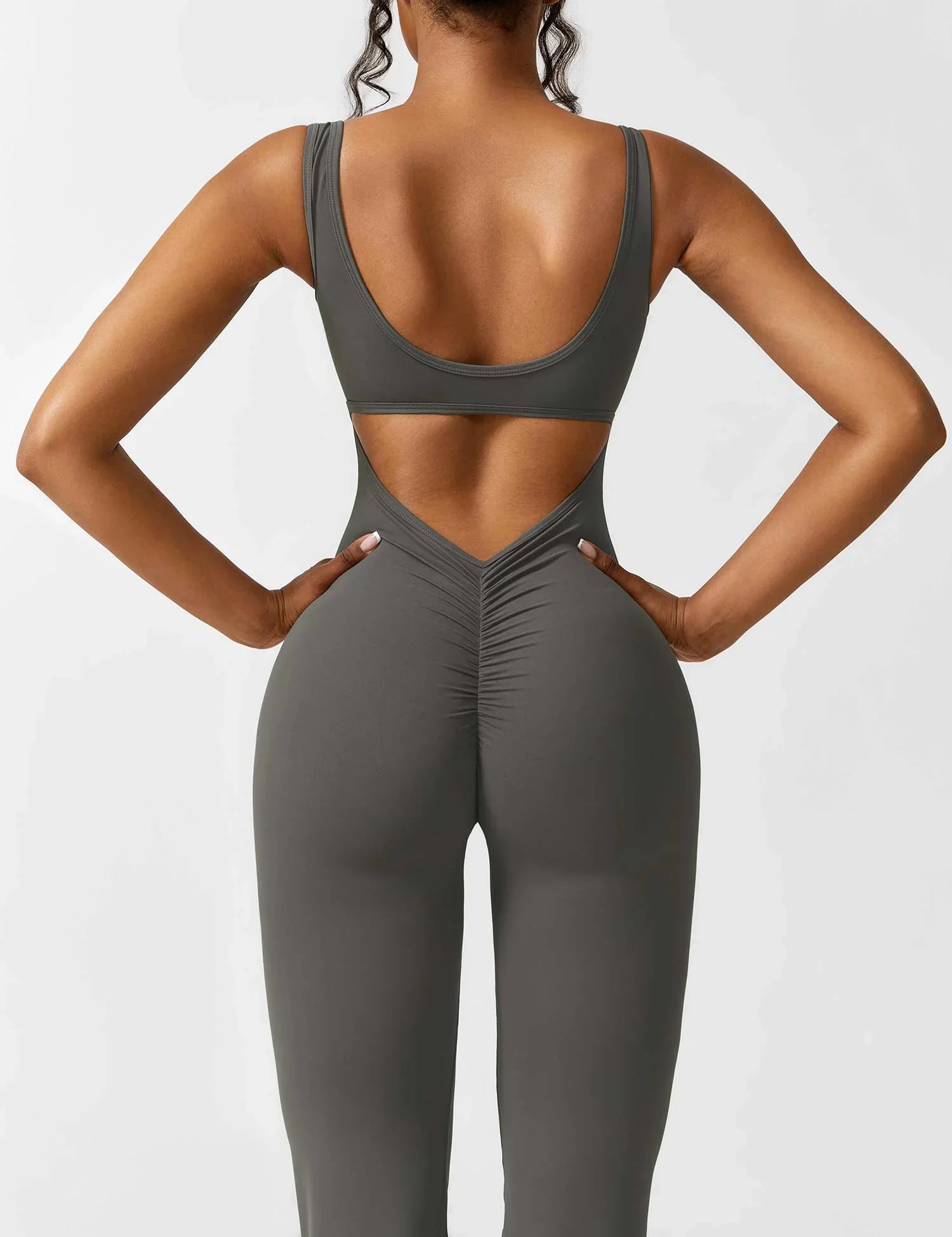 Women's Sculpting Open Back Jumpsuit - BodyCurve